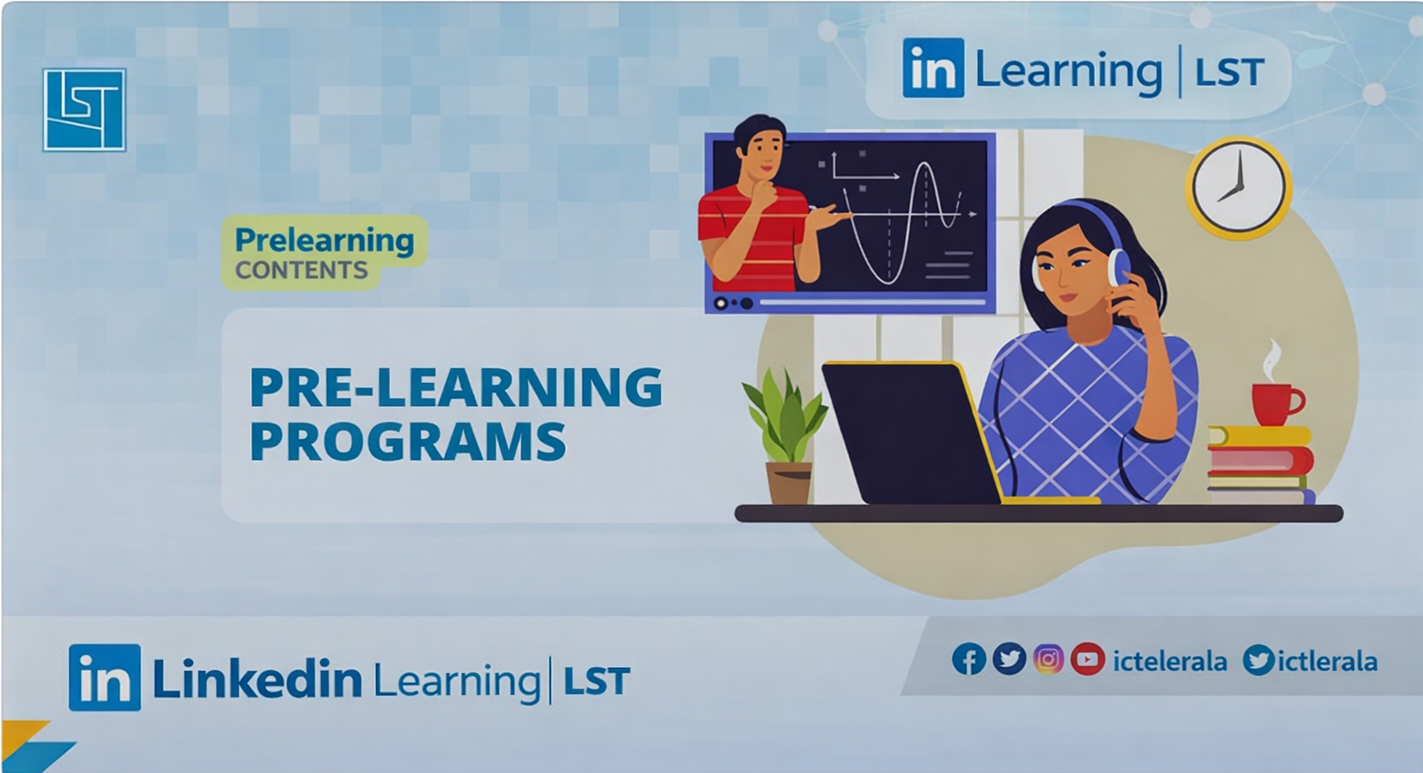 Pre-learning with LinkedIn Learning